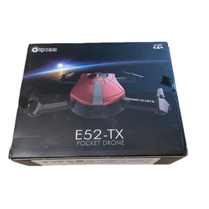 E52-TX Selfie Wifi Pocket Drone Red and Black in Box